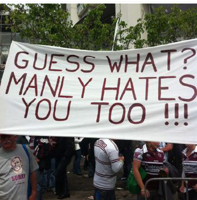 Manly Sea Eagles, NRL, Fans, Banner | Manly, Nrl, Rugby league