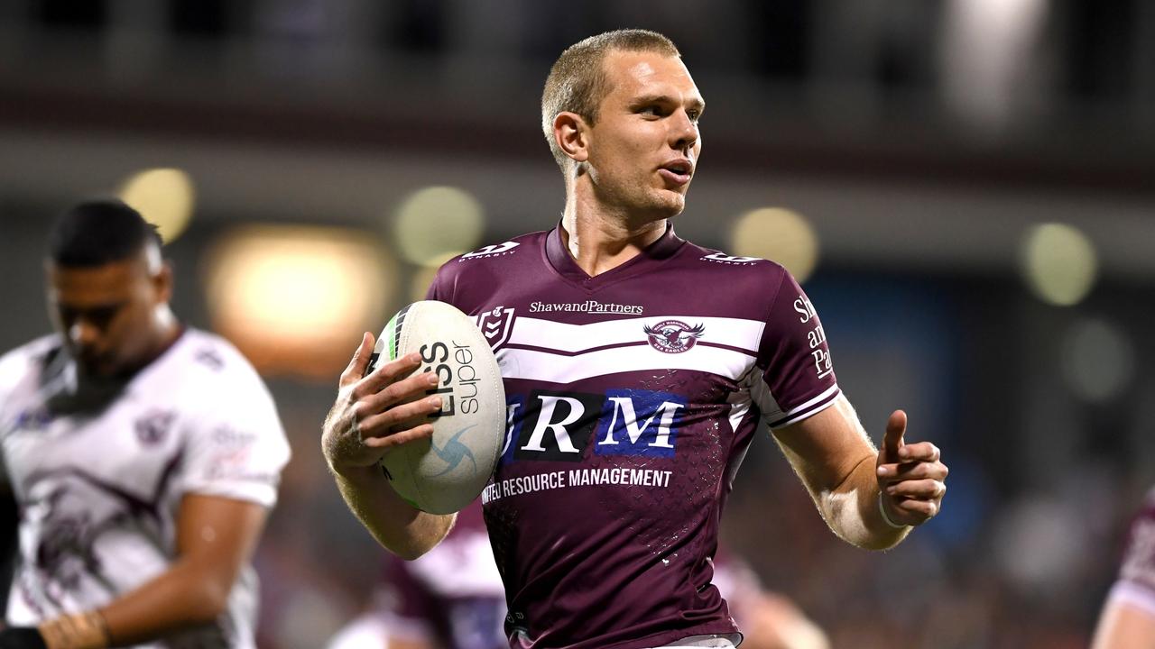 NRL 2021 SF Manly-Warringah Sea Eagles v Sydney Roosters - Tom Trbojevic Must Credit NRL Photos.