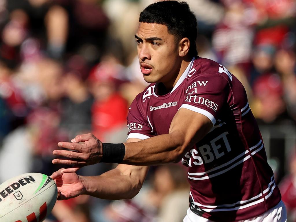 Lehi Hopoate has one more week in the fullback jumper. Picture: Jeremy Ng/Getty Images