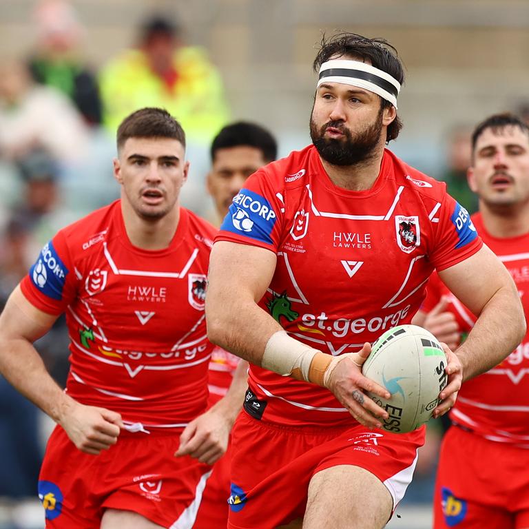 Aaron Woods is leaving the Dragons to join Manly. Picture: Getty Images