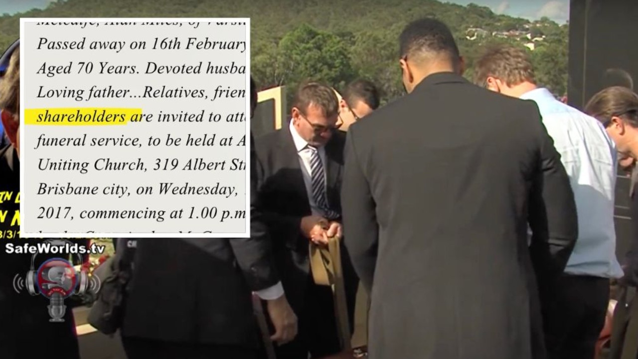 One word at funeral unravels elaborate scam