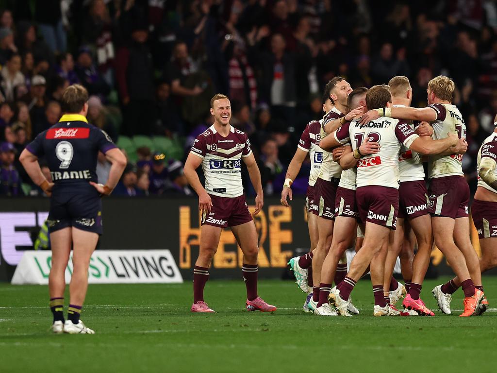 The Sea Eagles have upset Melbourne at home to give their finals’ hopes a massive boost. Picture: Getty Images