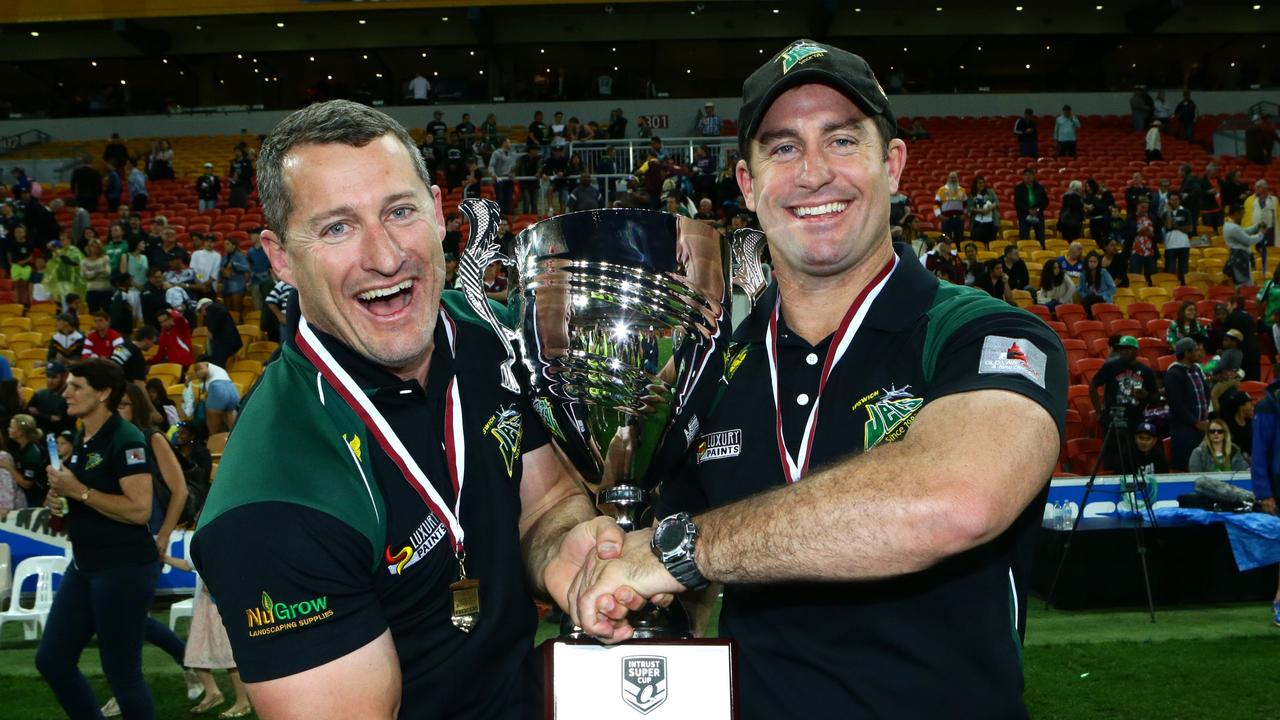 Former Jets coaches Ben and Shane Walker are in line for the Warriors gig. Pic Darren England.