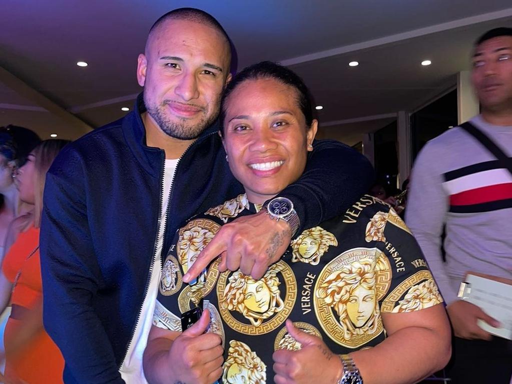 Jamil Hopoate with co-accused Leanne Belinda Mafoa. Picture: Instagram.