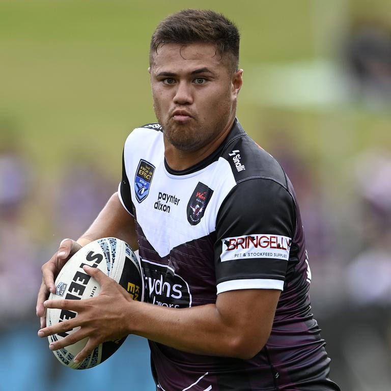 Schuster playing reserve grade for Blacktown. Picture: NRL Images