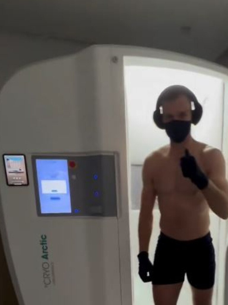 Trbojevic has been using cryotherapy to help recover.