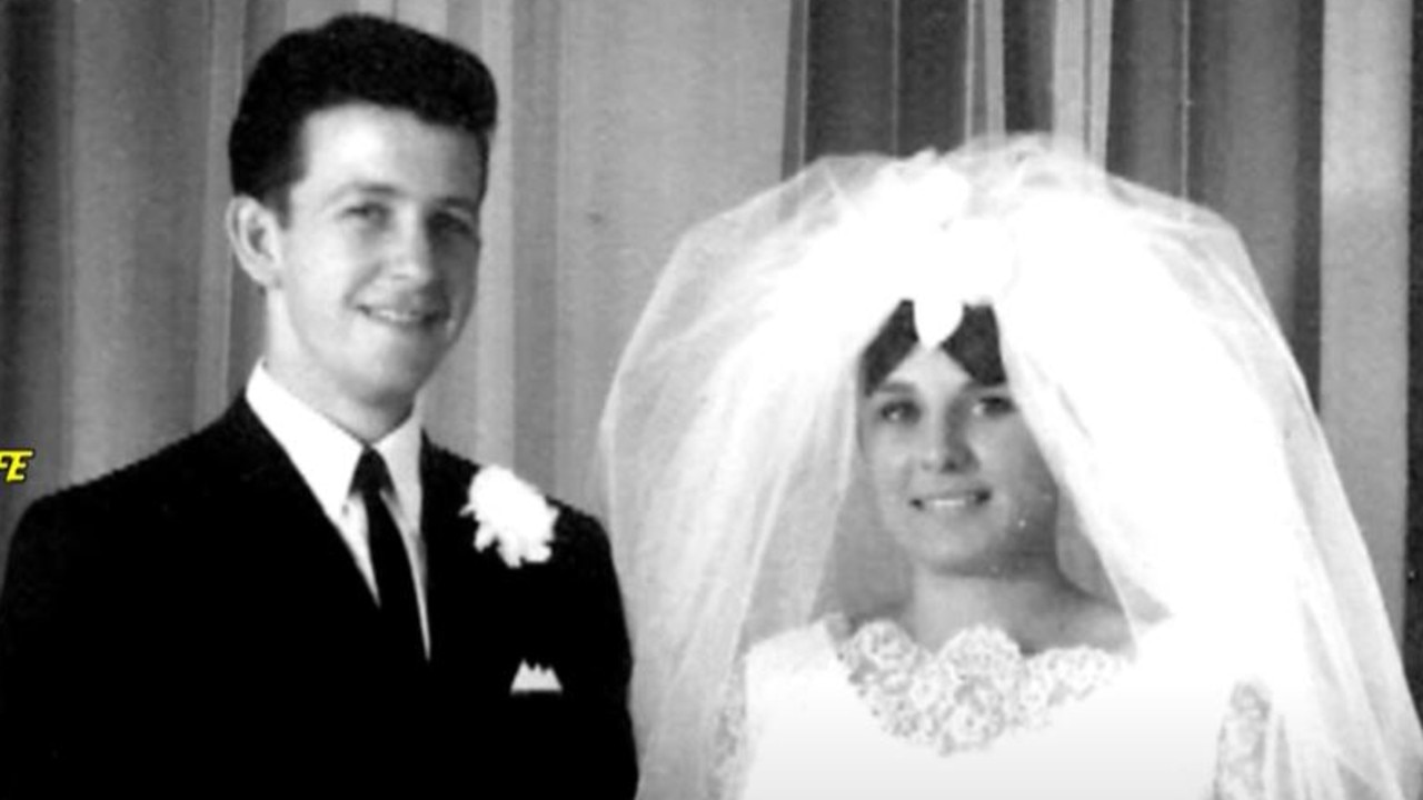 Alan on his wedding day in 1965. The earliest records of his scams date back to the 1960s.