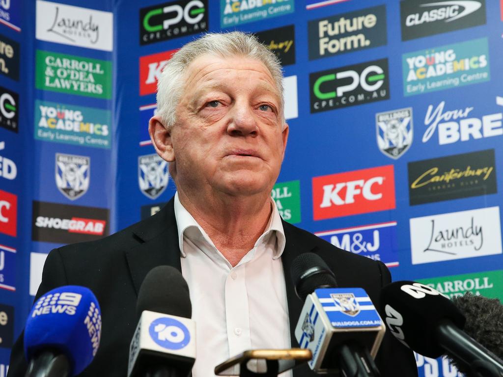 Canterbury GM of football Phil Gould has a remarkable football brain. Picture: NewsWire